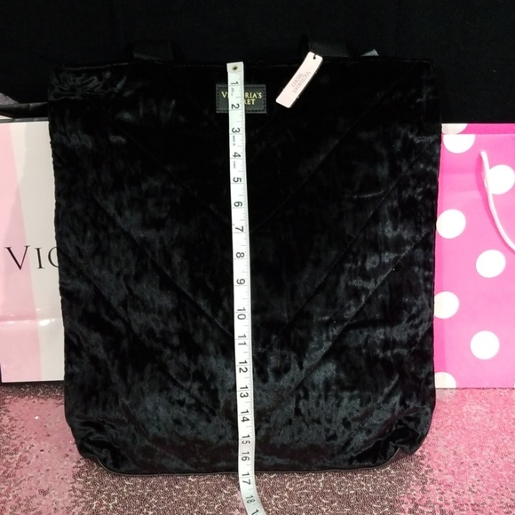 NWT! VICTORIA'S SECRET VELVET TOTE BAG - Picture 6 of 8
